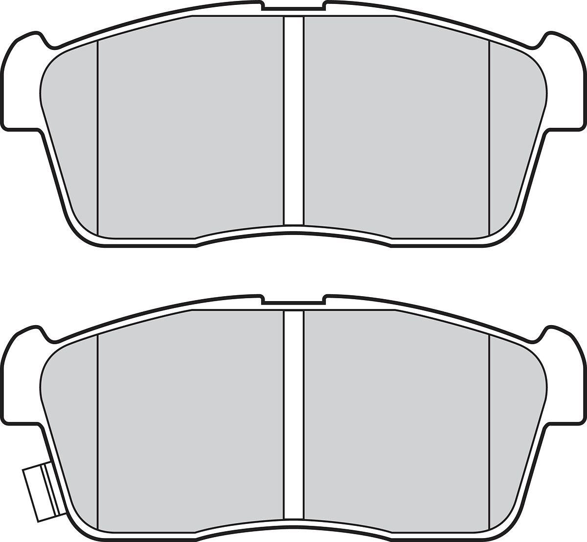 Jeu de 4 plaquettes de frein VALEO ref. 302847